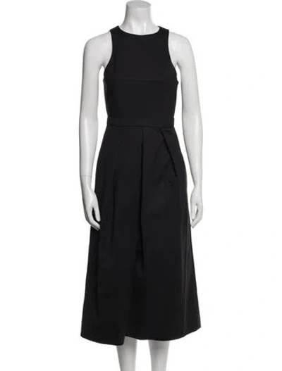 Pre-owned Tibi Crew Neck Jumpsuit In Black