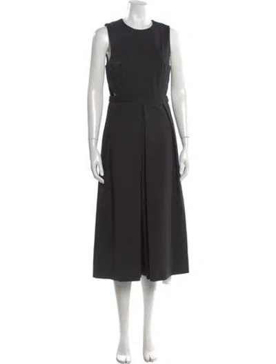 Pre-owned Tibi Crew Neck Jumpsuit In Black