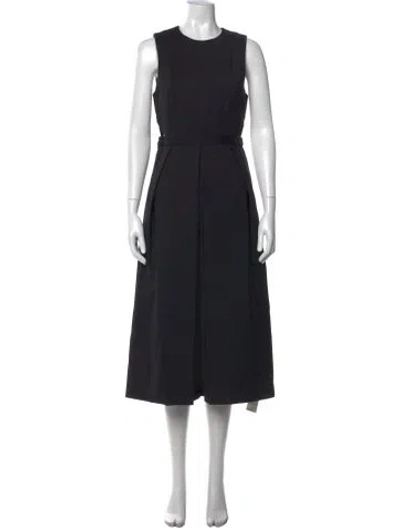 Pre-owned Tibi Crew Neck Jumpsuit In Black