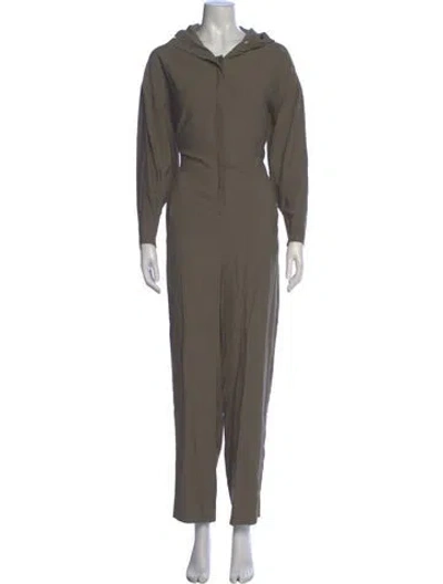 Pre-owned Tibi Crew Neck Jumpsuit In Green
