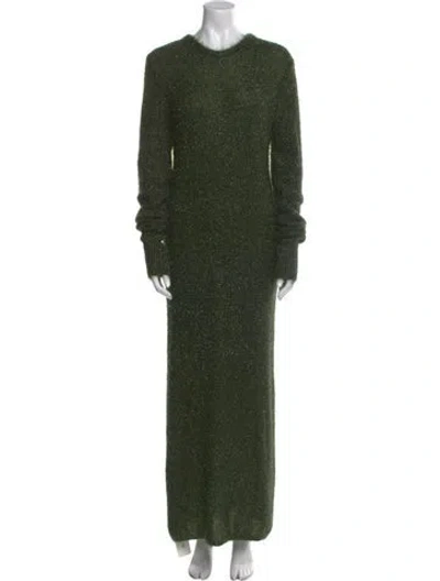 Pre-owned Tibi Crew Neck Long Dress