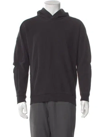 Pre-owned Tibi Crew Neck Long Sleeve Hoodie In Gray