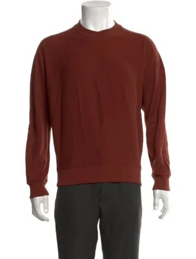 Pre-owned Tibi Crew Neck Long Sleeve Pullover W/ Tags In Brown