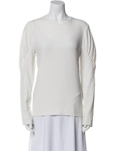 Pre-owned Tibi Crew Neck Long Sleeve Sweatshirt In Multi