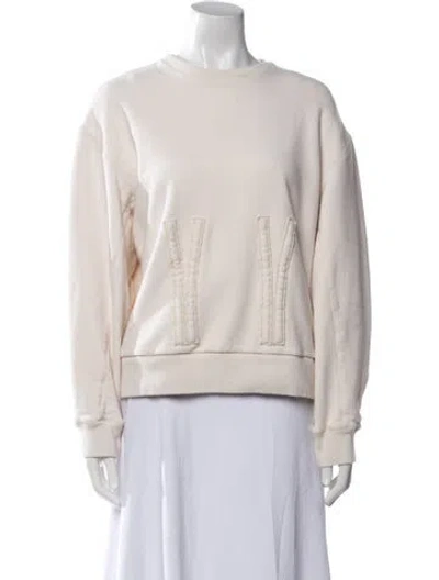 Pre-owned Tibi Crew Neck Long Sleeve Sweatshirt In Pink
