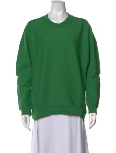 Pre-owned Tibi Crew Neck Long Sleeve Sweatshirt W/ Tags In Green