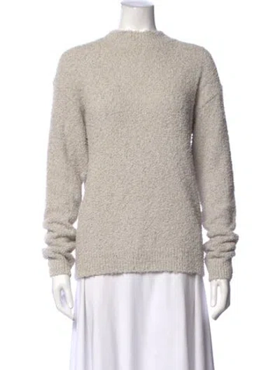 Pre-owned Tibi Crew Neck Long Sleeve Sweatshirt W/ Tags In Neutrals