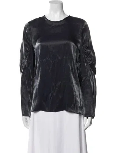 Pre-owned Tibi Crew Neck Long Sleeve Top