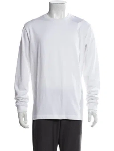 Pre-owned Tibi Crew Neck Long Sleeve T-shirt W/ Tags In White