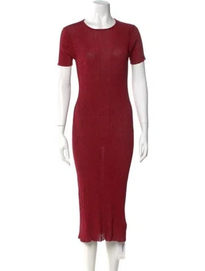 Pre-owned Tibi Crew Neck Midi Length Dress