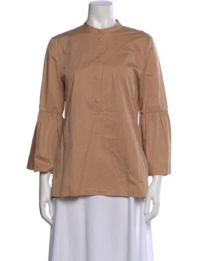 Pre-owned Tibi Crew Neck Mini Dress In Neutral