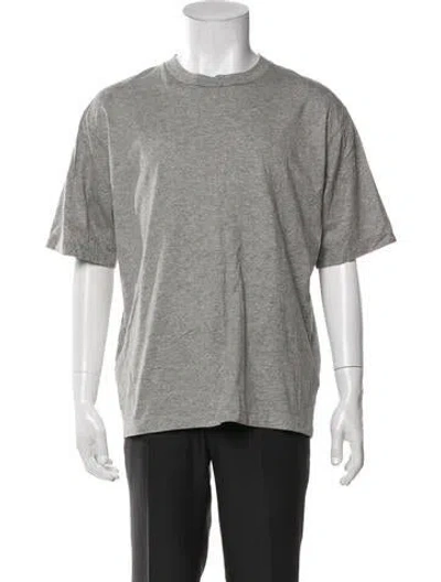 Pre-owned Tibi Crew Neck Short Sleeve T-shirt In Grey