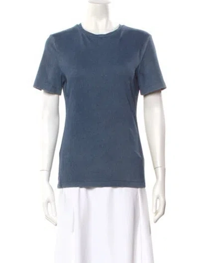 Pre-owned Tibi Crew Neck Short Sleeve T-shirt W/ Tags In Blue