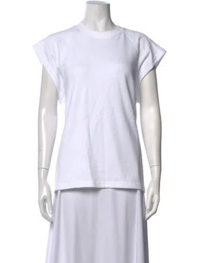 Pre-owned Tibi Crew Neck Short Sleeve T-shirt W/ Tags In White