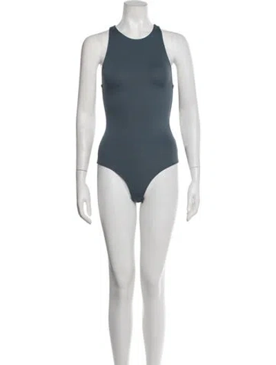 Pre-owned Tibi Crew Neck Sleeveless Bodysuit W/ Tags In Multicolor