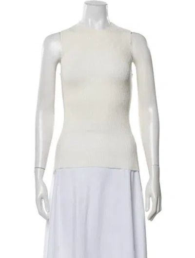 Pre-owned Tibi Crew Neck Sleeveless Top W/ Tags In Multicolor