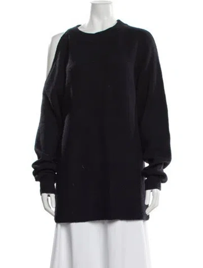 Pre-owned Tibi Crew Neck Sweater In Blue