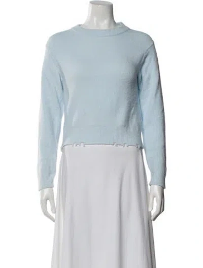 Pre-owned Tibi Crew Neck Sweater In Blue