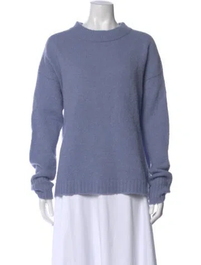 Pre-owned Tibi Crew Neck Sweater In Blue
