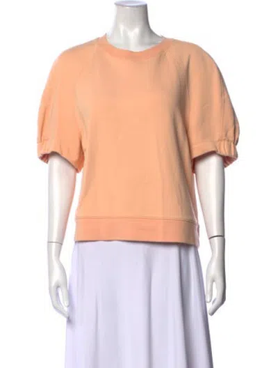 Pre-owned Tibi Crew Neck Sweater In Brown