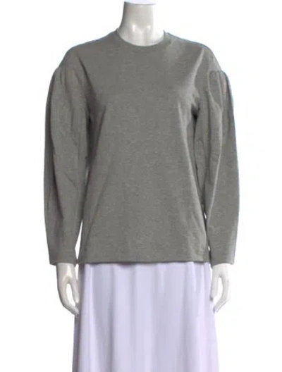 Pre-owned Tibi Crew Neck Sweater In Gray