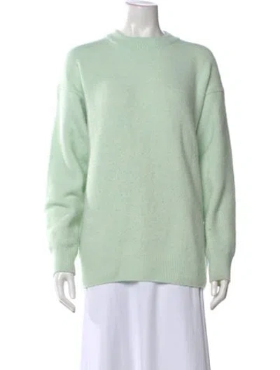 Pre-owned Tibi Crew Neck Sweater In Green