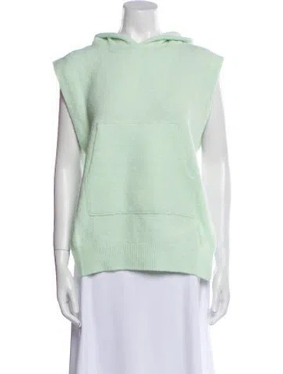 Pre-owned Tibi Crew Neck Sweater In Green