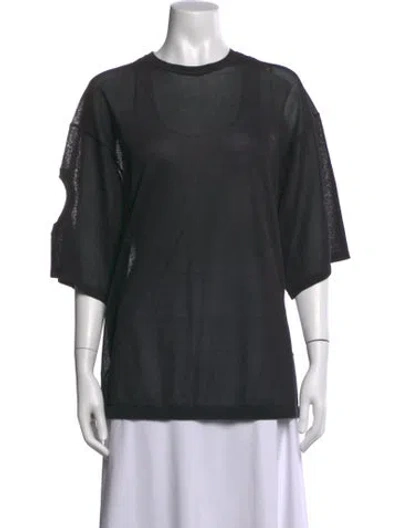 Pre-owned Tibi Crew Neck Sweater In Grey