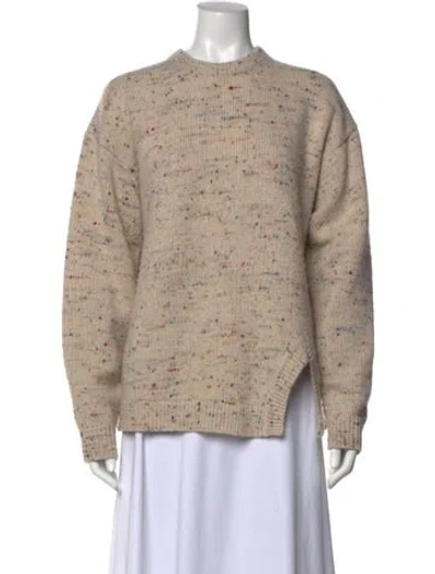Pre-owned Tibi Crew Neck Sweater In Neutral