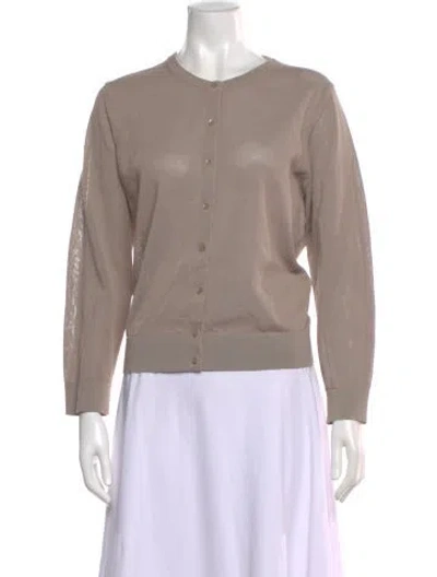 Pre-owned Tibi Crew Neck Sweater In Neutral
