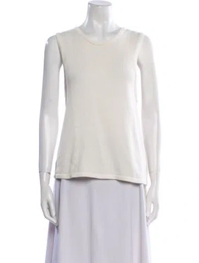 Pre-owned Tibi Crew Neck Sweater In Neutral