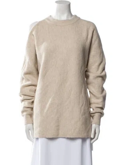 Pre-owned Tibi Crew Neck Sweater In Neutral
