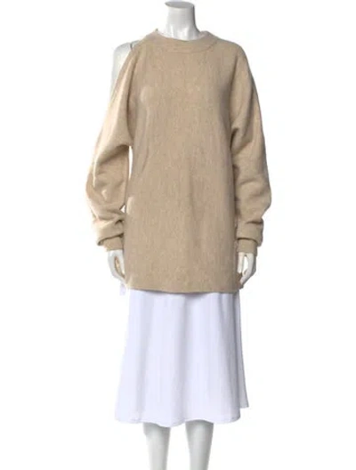 Pre-owned Tibi Crew Neck Sweater In Neutral