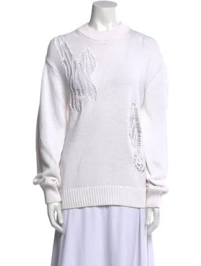 Pre-owned Tibi Crew Neck Sweater In Neutral