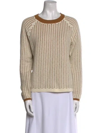 Pre-owned Tibi Crew Neck Sweater In Neutral