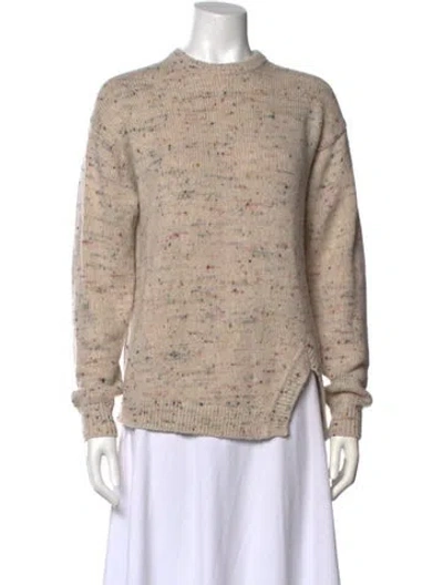 Pre-owned Tibi Crew Neck Sweater In Neutral