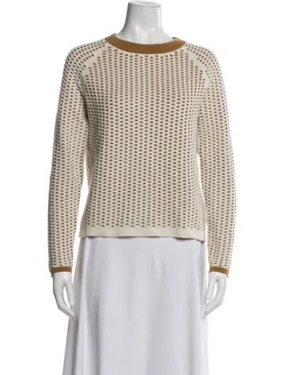 Pre-owned Tibi Crew Neck Sweater In Neutral