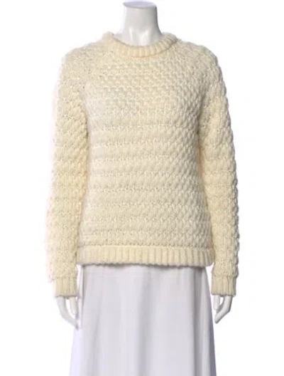 Pre-owned Tibi Crew Neck Sweater In Neutral