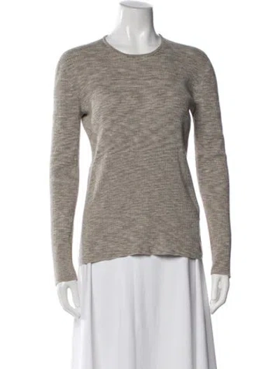 Pre-owned Tibi Crew Neck Sweater In Neutral