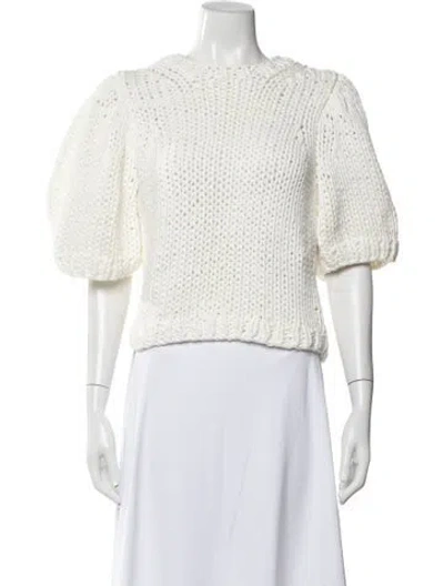 Pre-owned Tibi Crew Neck Sweater In Neutral