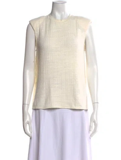 Pre-owned Tibi Crew Neck Sweater In Neutral