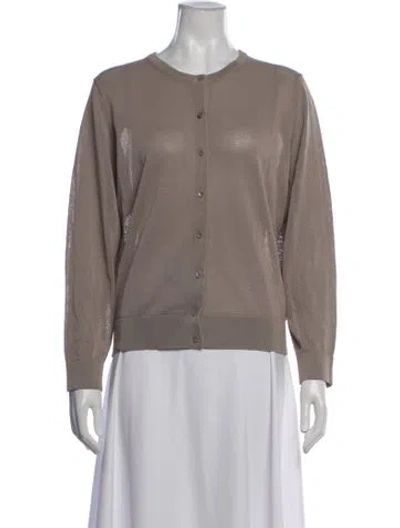 Pre-owned Tibi Crew Neck Sweater In Neutrals