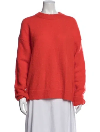 Pre-owned Tibi Crew Neck Sweater In Orange