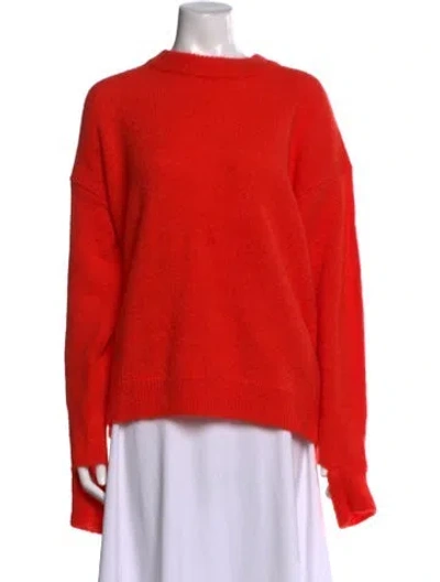 Pre-owned Tibi Crew Neck Sweater In Orange
