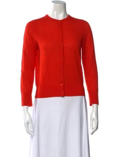 Pre-owned Tibi Crew Neck Sweater In Orange