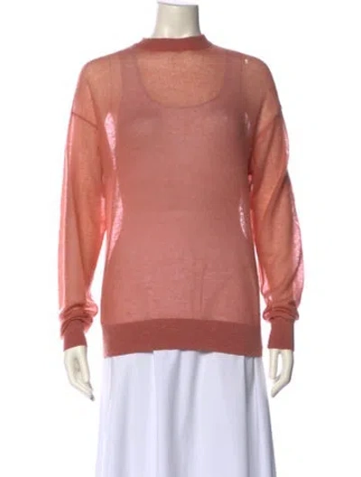 Pre-owned Tibi Crew Neck Sweater In Pink