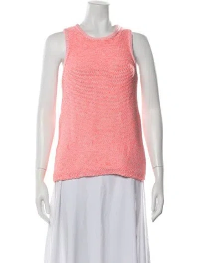 Pre-owned Tibi Crew Neck Sweater In Pink