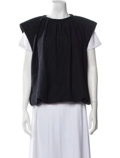 Pre-owned Tibi Crew Neck Sweater W/ Tags In Black