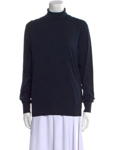 Pre-owned Tibi Crew Neck Sweater W/ Tags In Blue