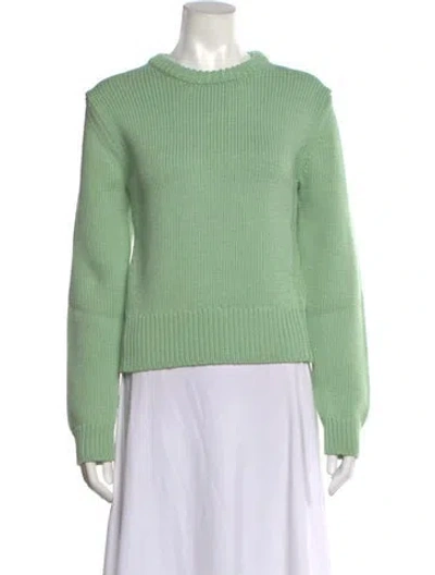 Pre-owned Tibi Crew Neck Sweater W/ Tags In Green